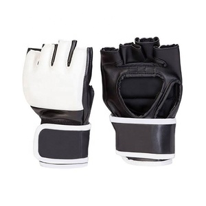 Gants de combat UFC, gants de grappling, fournisseurs de gants de MMA, vente en gros, logo personnalisé, entraînement, combat, demi-doigts, cuir PU personnalisé - Product Image 1