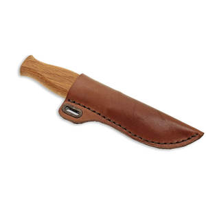 Funda de Cuero Premium para Cuchillo, Hecha a Mano con Cuero Vacuno de Grano Completo, para Cuchillos de Hoja Fija de Caza y Supervivencia, Funda de Cuero Resistente - Product Image 4