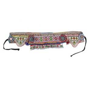 Vintage Belt Belly Dance <b>Bead</b> Afghani Traditional Waist Belt Kuchi Tribal BB019A Old Banjara Real Vintage Handmade Beaded Belts - Product Image 1