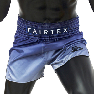 Shorts de combat Fairtex MMA Muay Thai en gros, taille élastique OEM, étiquette tricotée Fairtex, coupe latérale, sublimation - Product Image 3