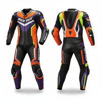 Combinaison de course moto sur mesure de la série Elite |   Armure professionnelle de niveau 2 CE |   Équipement de randonnée en cuir de vache de montagne de qualité supérieure de 1,3 mm