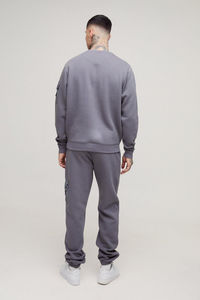 Sudadera Nueva de Alta Calidad, Transpirable, Básica, Gris, Corte Regular, con Bolsillo Utilitario, Sudadera Personalizada de Mezcla de Algodón - Product Image 3