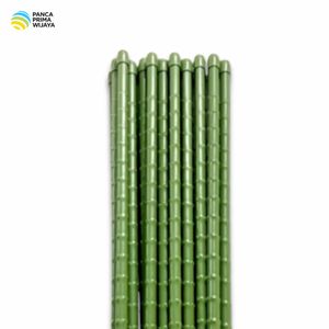 High Quality Green Plant Stakes Metal <b>Garden</b> Support <b>Poles</b> 8/11/16mm x 120cm Plastic Coated Steel Trellis Rods - Product Image 1