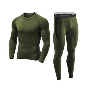 Nouveauté : T-shirt de compression pour homme, en Spandex/Polyester, séchage rapide, manches longues, col rond, pour fitness et musculation, performance optimale - Product Image 3
