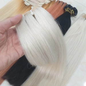 Venta al por mayor 100% cabello humano virgen vietnamita, cabello liso, color personalizado 2025 - Product Image 1