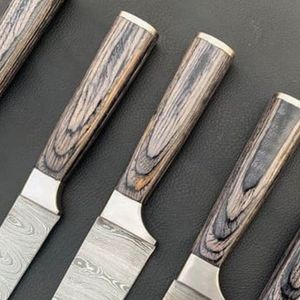 Couteau de Chef de Cuisine en Acier Carbone Premium, Lame Serrée à Bouton-Poussoir, Ultra-Tranchant, Professionnel pour Viandes, Légumes, Fruits, Usage Domestique - Product Image 5