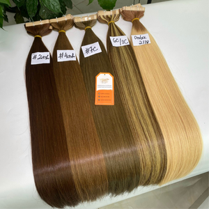Caliente personalizar colores recta cinta de línea larga en extensiones de cabello 100% cabello virgen crudo precio al por mayor - Product Image 6