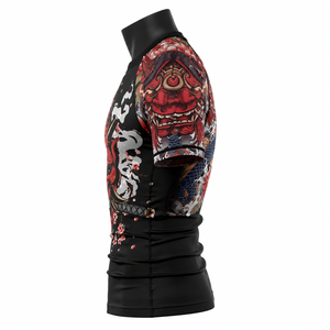 Custom Rash Guard <b>Compression</b> <b>Shirt</b> <b>Men</b>’s Short Sleeve BJJ MMA Training Gym Workout Sublimation Sportswear - Product Image 4