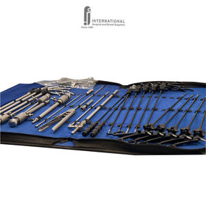 Oferta Especial al por Mayor: Set Quirúrgico Laparoscópico F.J. INTERNATIONAL de 28 Piezas de Acero Inoxidable, Pinzas para Cirugía Abdominal, Certificado CE - Product Image 2