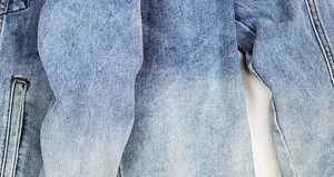 Veste en jean personnalisée pour homme, veste décontractée en coton bleu, fermeture éclair, manteaux en jean OEM - Product Image 2