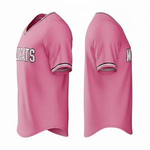 เสื้อเบสบอลแบบสั่งทำสไตล์ Raiders ติดกระดุมครึ่งตัว เสื้อกีฬาพิมพ์ลายแบบ Sublimation ระบายอากาศได้ดี ผลิตจากโพลีเอสเตอร์ คุณภาพสูง - Product Image 5