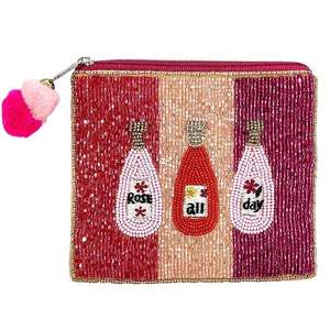 <b>Small</b> Seed Beads Coin <b>Purse</b> Handmade Beaded Zipper Pouch Wholesale beaded coin <b>purses</b> with intricate handmade patterns - Product Image 1