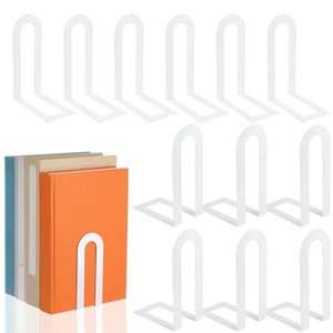 Sujetalibros Metálicos Aqdus Saleem al por Mayor |   Organizador de Libros Rectangular Minimalista en Color Marrón Oscuro |   Accesorios de Escritorio Industriales al por Mayor - Product Image 3