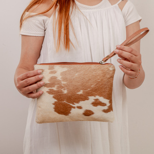 New Real Handmade Hair On Hide Cowhide Print Fur Leather Women <b>Wallet</b> Stylish Multi Use Purses ATM Card Holder <b>Wallet</b> - Product Image 4