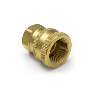 Raccord rapide standard en laiton, taille du corps 1/4 po, filetage femelle RC 1/4 po pour connecteur de tuyau de compresseur d'air. EWA-14SF - Product Image 1