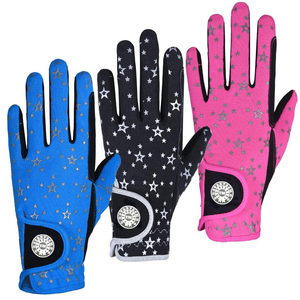 Gants d'équitation personnalisés en sublimation, respirants, en tissu extensible, paume en similicuir, impression silicone, fermeture auto-agrippante - Product Image 1