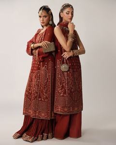 ชุดเดรสลำลองคุณภาพพรีเมียมสำหรับผู้หญิงชาวปากีสถานและอินเดีย คอลเลคชั่นใหม่ปี 2026 ชุดซัลวาร์ คามีซ ผ้าลอน ODM 2064 - Product Image 3