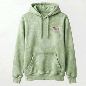 Sudaderas con capucha para hombre con lavado ácido, diseño descolorido a la moda, tela de mezcla de algodón, perfectas para un estilo urbano, atuendos casuales y uso diario. - Product Image 1