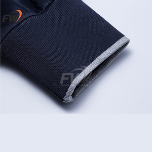 ชุดเซ็ตเสื้อฮู้ดซิปผ้าโพลีเอสเตอร์ 100% แบบเย็บติดกับกางเกงแทร็คทรงหลวมสำหรับผู้ชาย ชุดวอร์มผ้าฟลีซหนานุ่ม 2 ชิ้น สวมใส่สบาย ระบายอากาศได้ดี - Product Image 5