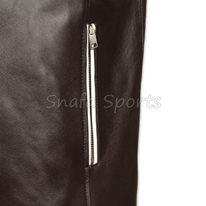 Casual Men Leather Jacket Durable Warm Men Winter Leather Jacket Trendy Street Style Outerwear Collection - Product Image 5