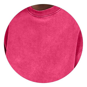 Outdoor Use New Design Men Acid Wash Sweatshirt Wholesale Fashion Wear Men Basics Acid Wash Sweatshirt - Product Image 5