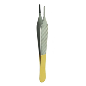 Pinzas de microtisú Adson TC de acero inoxidable, disponibles en todo tipo y tamaño, instrumentos quirúrgicos dentales - Product Image 1