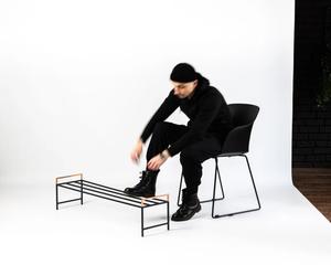 Zapatero Extra Ancho, Organizador de Almacenamiento para Múltiples Pares de Zapatos, Diseño de Perfil Bajo que Ahorra Espacio, Estructura Resistente y Estable, Solución Moderna para la Entrada - Product Image 3