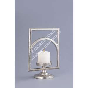 Base de Pedestal para Portavelas Resistente al Calor, Diseño Moderno de Metal, para Decoraciones de Navidad y Pascua, Hecho a Mano, Ecológico - Product Image 1