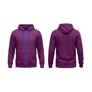 Sudadera con Capucha Personalizada de Alta Calidad, Mezcla de Algodón y Felpa, Pedido al por Mayor OEM para Hombres, Mujeres y Jóvenes, Chaqueta Deportiva con Capucha para Entrenamiento - Product Image 5