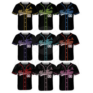 Meilleur maillot de baseball/basket-ball à manches courtes, style nouveau, vêtements de sport, maillot de baseball, livraison directe d'usine - Product Image 5