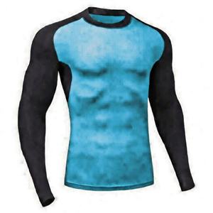 Rashguard personnalisé de qualité supérieure pour hommes, vente en gros, polyester, manches longues, UPF50+, BJJ, surf, plongée - Product Image 5