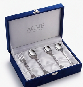 Fish Design Cutlery Set Fork Spoon With Fish Scale Handle High <b>Mirror</b> Polish Dishwasher Safe Flatware For Wedding And Events - Product Image 4