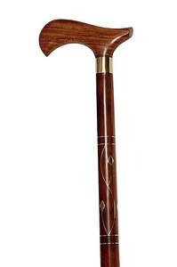 Bâton de marche en bois massif, fait main, design moderne et personnalisé, écologique, de bonne qualité, pour homme et femme, à bas prix par UO - Product Image 3