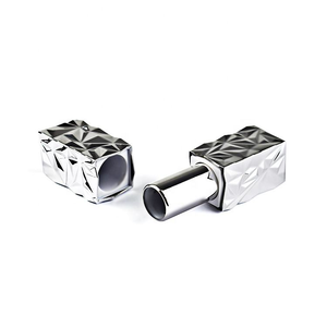 Tubo de Lápiz Labial Cuadrado con Forma de Diamante al por Mayor, Tubo de Lápiz Labial Magnético Único con Logotipo Personalizado - Product Image 3
