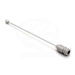 Aiguille d'alimentation droite en acier inoxydable avec embout en forme de bourgeon 4,7 mm 16G x 83 mm pour tube d'alimentation des oiseaux - Product Image 1