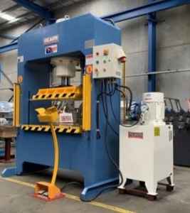 Presse hydraulique à cadre en H de 50 tonnes |   Modèle semi-automatique multifonctionnel DMSH50 |   5KW 220V/420V Usage intensif pour atelier - Product Image 1