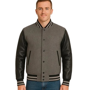 Vestes universitaires pour homme à prix d'usine, en toile, col en V, veste de haute qualité pour homme, service OEM, vestes universitaires - Product Image 1