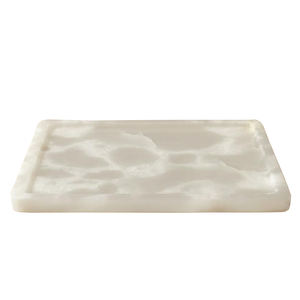 Nueva Bandeja de Servir de Mármol Moderna y de Lujo, Losa Grande de Mármol Ónix para Cocina y Sala de Estar, Precio al por Mayor - Product Image 1