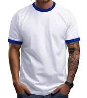 T-shirts pour hommes au style unique, respirants, décontractés, 100% coton, coupe régulière, en molleton, col rond, personnalisables, confortables, séchage rapide
