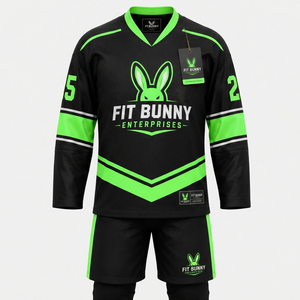 Uniforme de hockey sobre hielo duradero que proporciona excelente transpirabilidad, comodidad y libertad de movimiento durante partidos y entrenamientos intensos. - Product Image 4