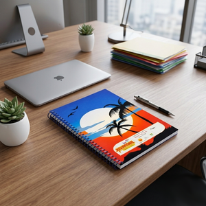 Cuaderno Espiral Hawamahal A4, 220 Páginas, 60 GSM, Cuaderno de Ejercicios Rayado para Estudiantes y Uso en la Oficina - Product Image 4