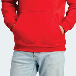 Sweat-shirt à capuche en polaire rouge premium pour homme, chaud et confortable, avec ourlet côtelé, idéal pour le camping, la randonnée et la mode décontractée - Product Image 5