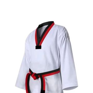 Traje de Karate Blanco Tradicional, Ligero y Transpirable, Uniforme de Kumite para Competencia, Traje de Artes Marciales para Estudiantes con Cinturón - Product Image 3