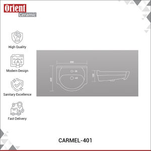 Venta Exclusiva: Lavabo de Pared Redondo de un Solo Orificio, Súper Elegante, para Uso en Hoteles y Hogares, de un Proveedor de la India - Product Image 3