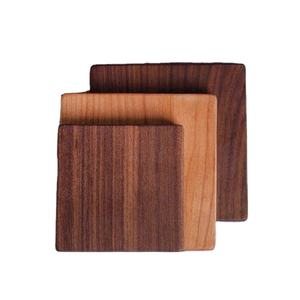 Ensemble de sous-verres en bois naturel élégant et moderne pour le thé, le café et le jus de fruits tapis ronds pour la cuisine et la décoration intérieure - Product Image 5