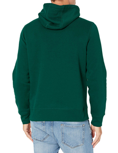 Sudadera con Capucha para Hombre, Color Verde Bosque, Corte Regular, Informal, Tejido de Felpa, Diseño con Bolsillos, Ropa de Otoño - Product Image 5