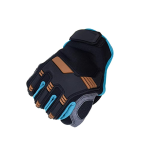 Anti Impact <b>Gloves</b> Construction Working Protection <b>Gloves</b> Factory Manufactured Impact Resistant Leather <b>Gloves</b> - Product Image 3