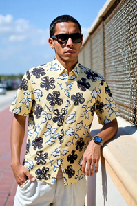 Chemises décontractées unisexes à manches courtes pour l'été, chemises tropicales pour hommes, chemises hawaïennes en coton à manches courtes - Product Image 4