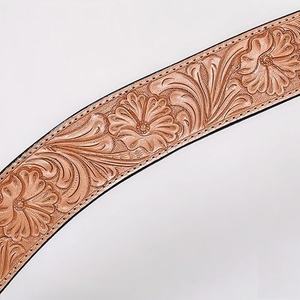 En gros, têtière en cuir pour cheval, modèle Western, pour chevaux de taille Full Cob et Shetland, avec ferrures argentées, logo personnalisé, meilleur prix, à 8 dollars. - Product Image 6