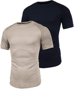 เสื้อยืดออกกำลังกายผู้ชายขายดี ผลิตในปากีสถาน ดีไซน์ทันสมัย ทรงโอเวอร์ไซส์ ผลิตจากโพลีเอสเตอร์ 100% เป็นมิตรต่อสิ่งแวดล้อม ผ้าอ๊อกซ์ฟอร์ด สปอร์ต - Product Image 1